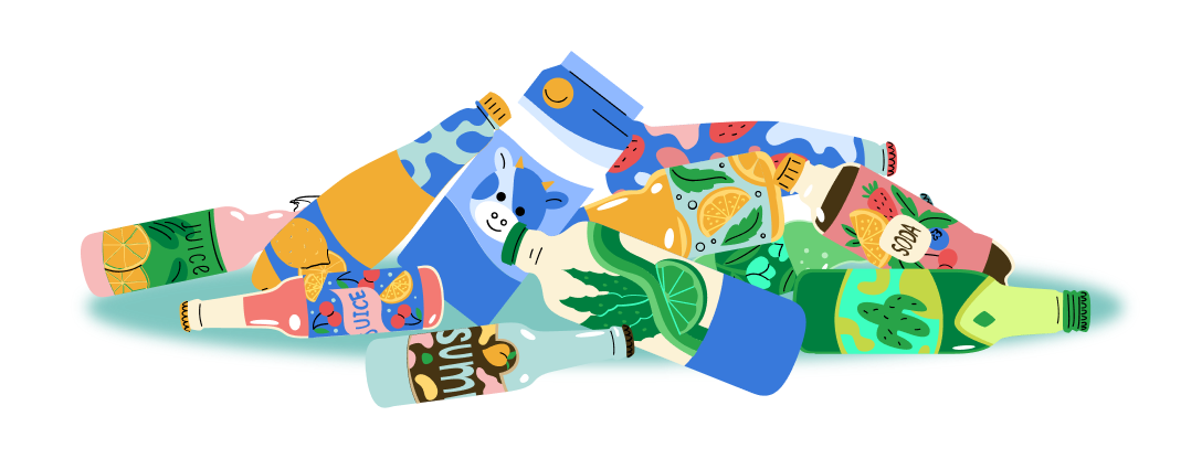 pile of plastic bottles